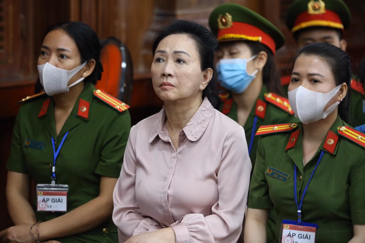Bị cáo Trương Mỹ Lan tại phiên tòa ngày 12/3 Ảnh: Duy Anh