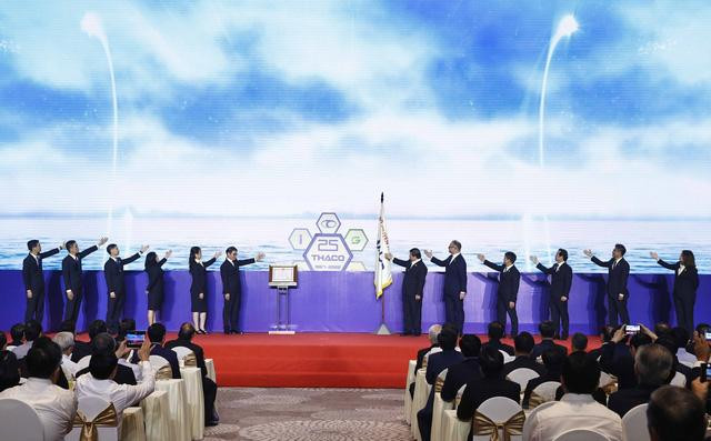 THACO với 6 lĩnh vực hoạt động sản xuất kinh doanh trở thành một tập đoàn công nghiệp lớn không chỉ của đất nước mà cả khu vực - Ảnh: TTXVN