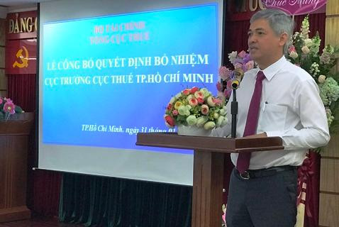 Ông Lê Duy Minh, Cục trưởng Cục Thuế TPHCM, Tổng cục Thuế được chuyển công tác đến UBND TPHCM