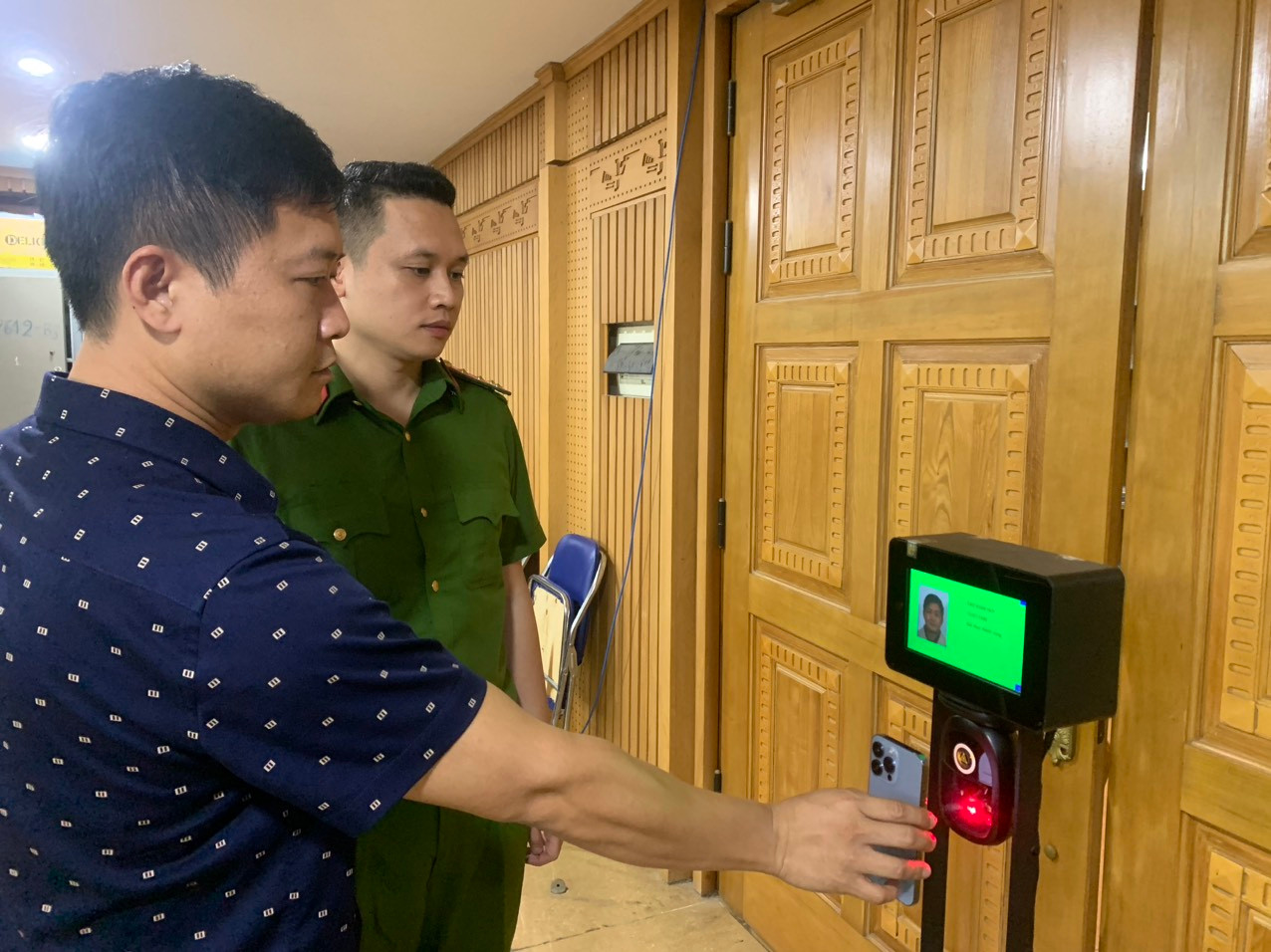 Thiết bị quét mã Qr-code.