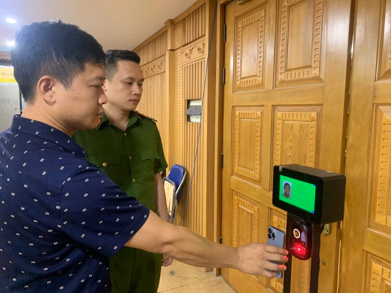 Thiết bị quét mã Qr-code.
