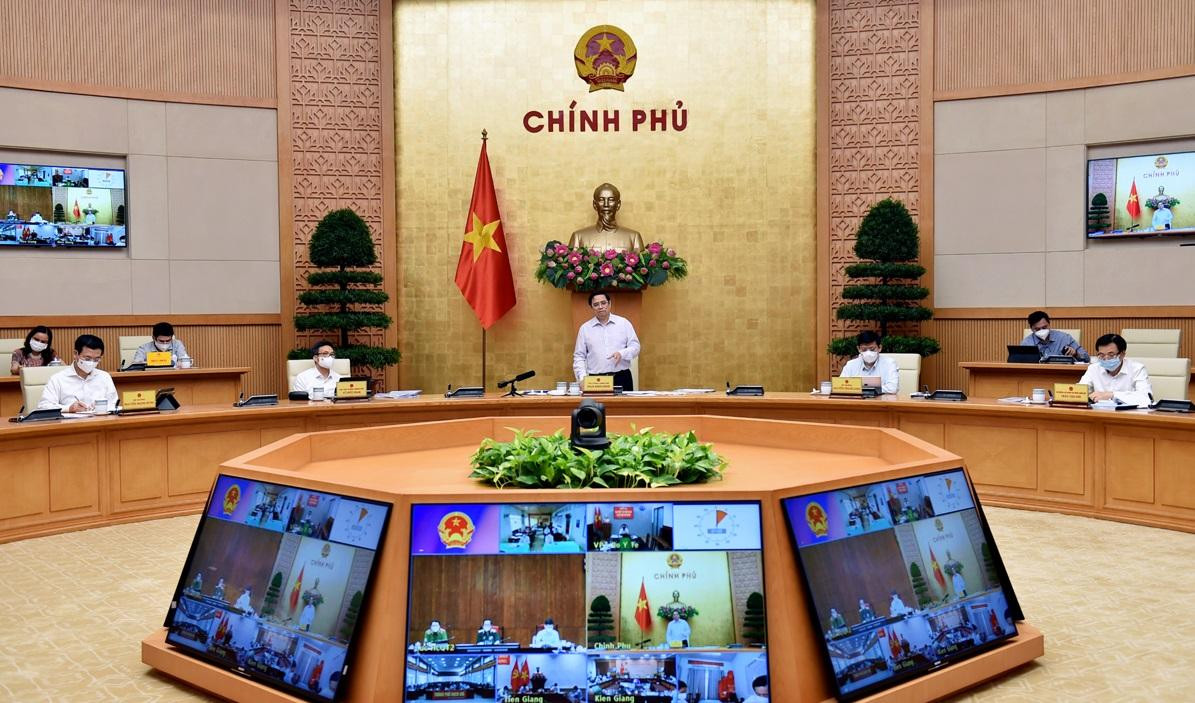 Thủ tướng phát biểu kết luận cuộc họp (ảnh Nhật Minh)