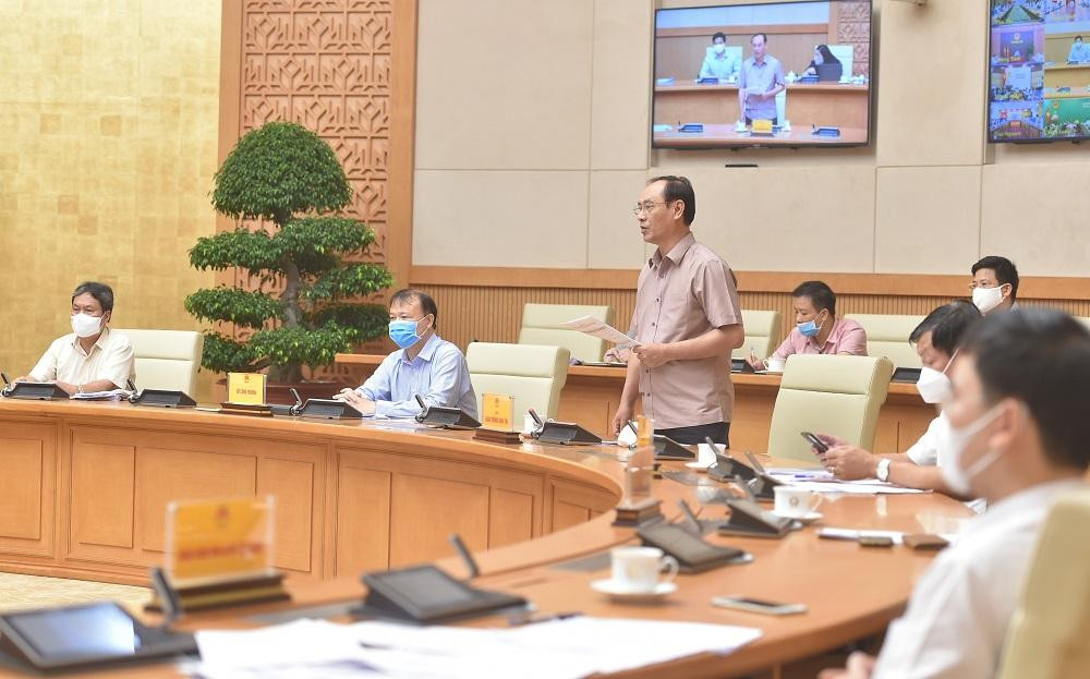 Lãnh đạo Bộ GTVT báo cáo tại cuộc họp Lãnh đạo Bộ GTVT báo cáo tại cuộc họp