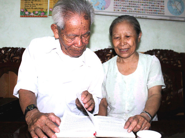 Ông Nhuận và bà Diễm ngày nay