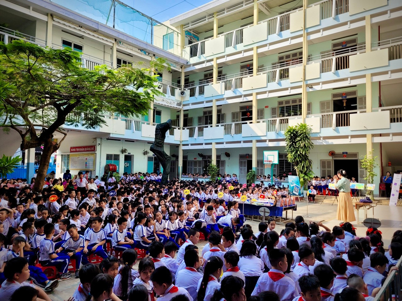 Dự án được sự hỗ trợ của Hội Liên hiệp Thanh niên Việt Nam tỉnh Khánh Hoà triển khai tổ chức tại các trường tiểu học trên địa bàn TP Nha Trang.