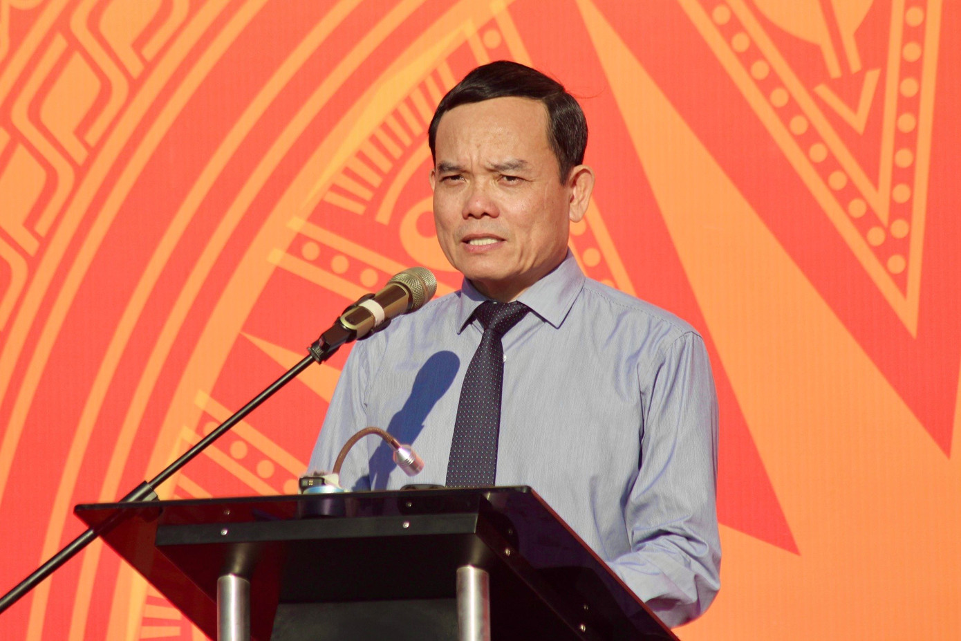 Phó Thủ tướng Chính phủ Trần Lưu Quang phát biểu chỉ đạo tại buổi lễ.