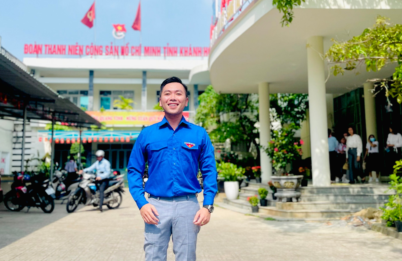 Anh Trần Thái Ngọc Huy là Bí thư chi đoàn nhiệt huyết, có nhiều sáng kiến trong chuyển đổi số.