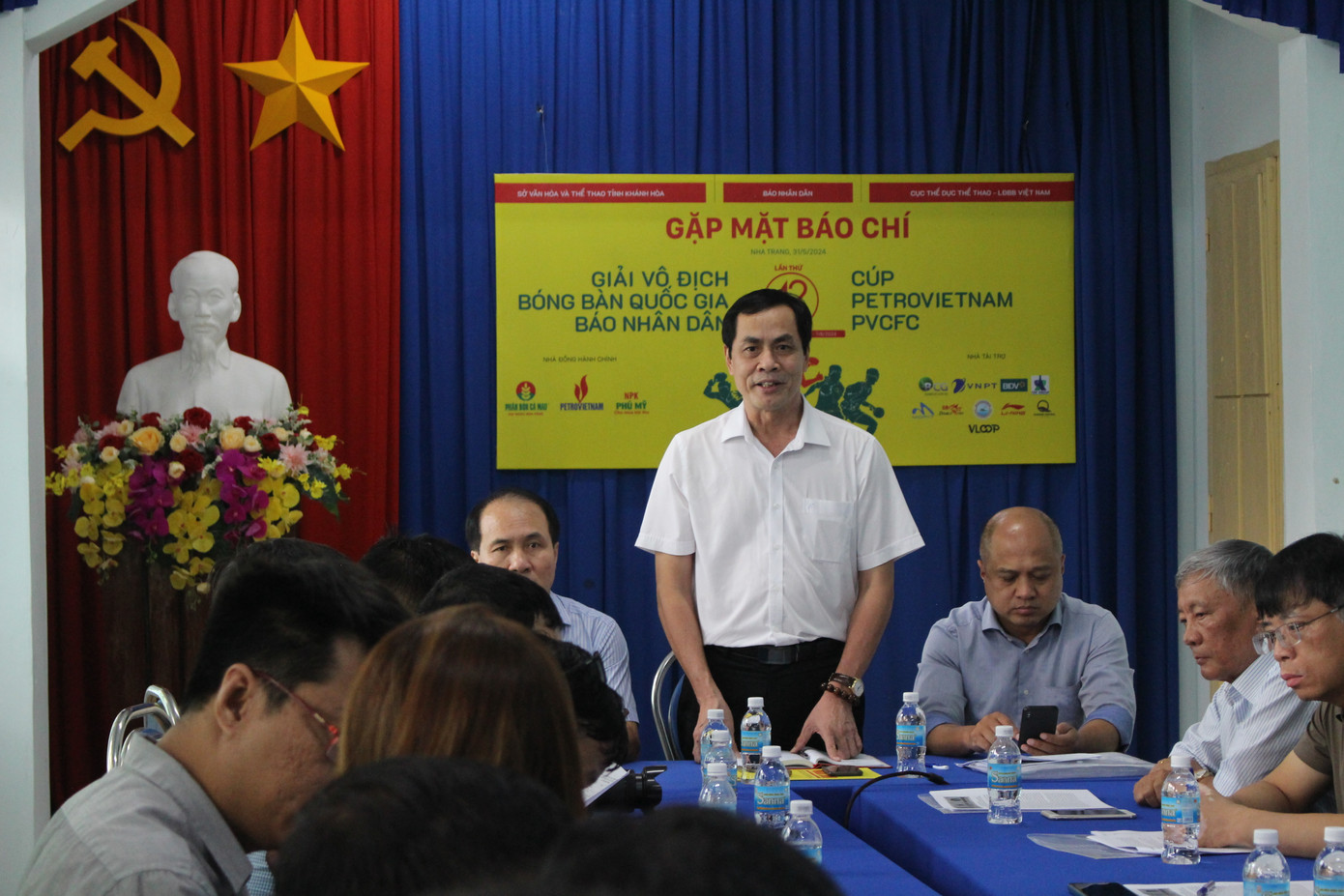 Ban tổ chức gặp mặt báo chí cung cấp thông tin về Giải bóng bàn quốc gia Báo Nhân Dân lần thứ 42.