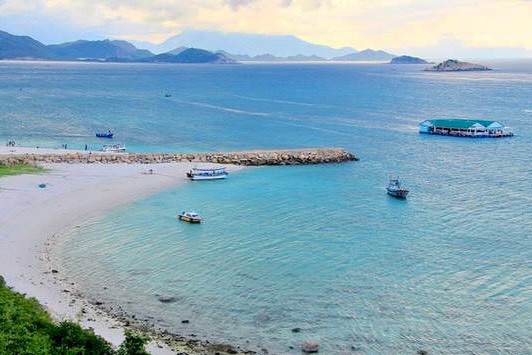 Khu vực bãi Kinh thu hút đông du khách khi đến Ninh Thuận. (Ảnh: MXH).