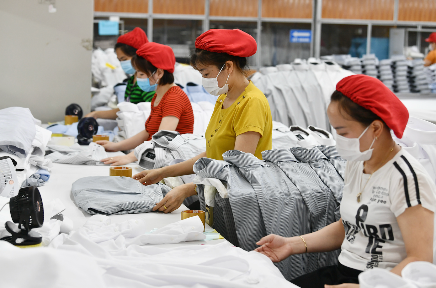 Hàng Việt Nam xuất khẩu sang Mỹ được hoãn áp thuế đối ứng 46% trong 90 ngày. Ảnh: Hoàng Hà.