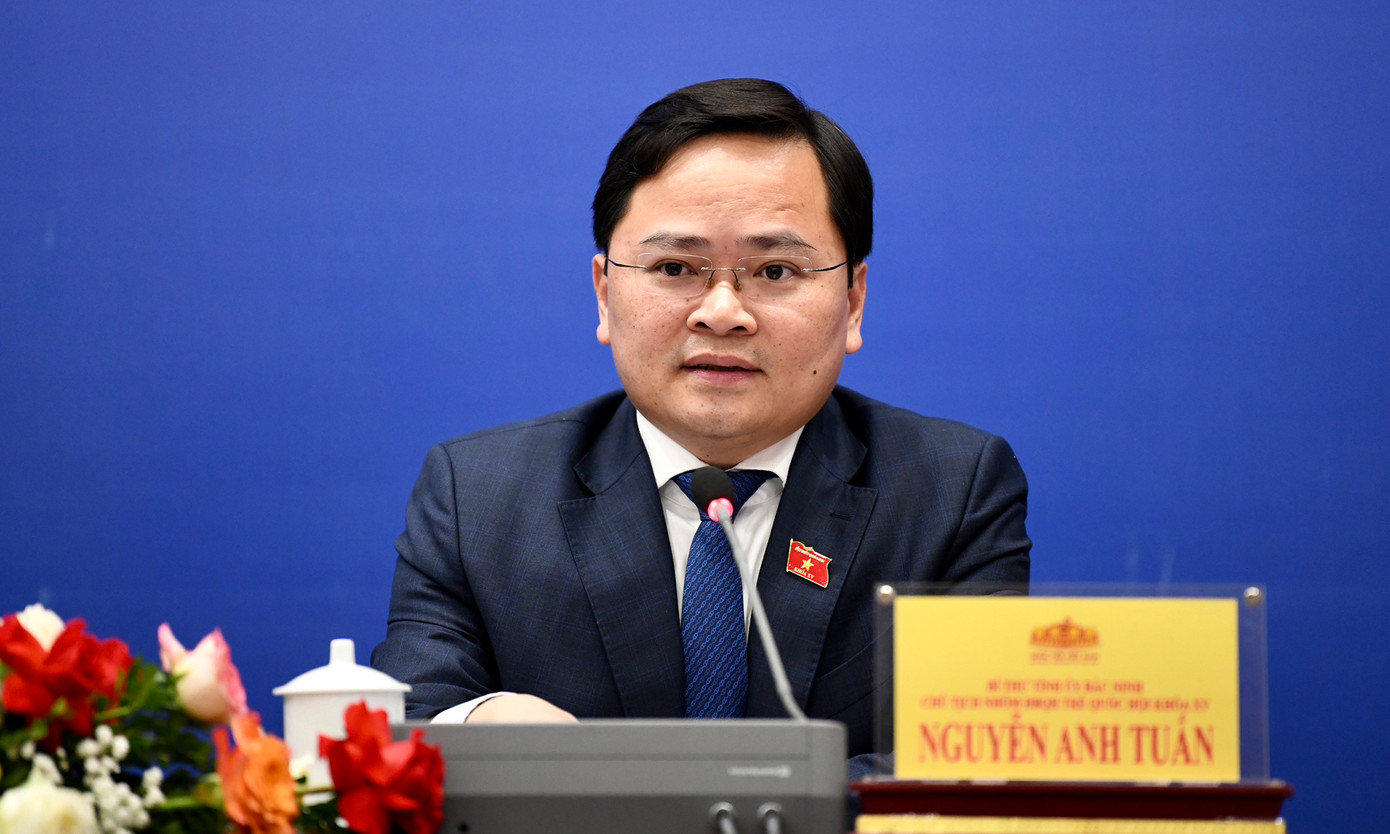 Ông Nguyễn Anh Tuấn chia sẻ thông tin tại chương trình họp báo. Ảnh: Như Ý