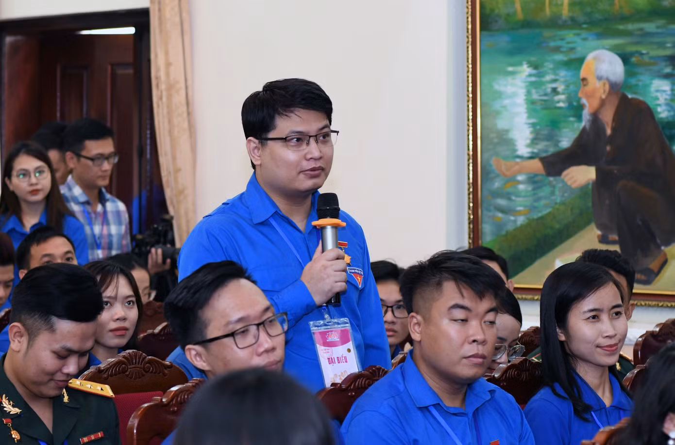 Các đại biểu phát biểu ý kiến tại chương trình.