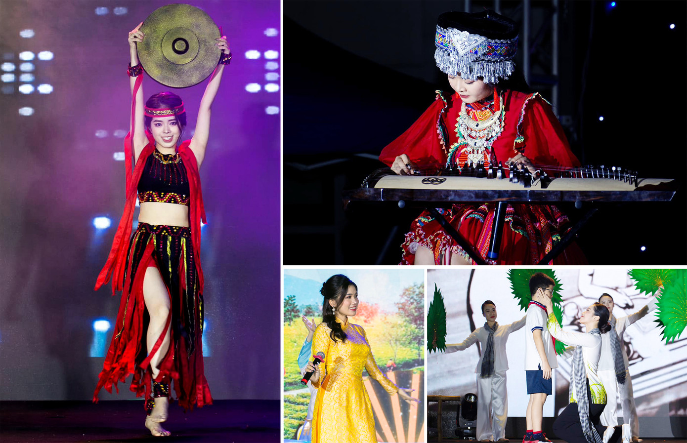 Không chỉ đa dạng về hình thức tài năng như hát, múa, tiểu phẩm, chơi nhạc cụ... các thí sinh đã mang đến nhiều sắc màu văn hóa của dân tộc qua những tiết mục tài năng. Thí sinh Nguyễn Hà Thảo Trang (SBD 05) với tiết mục &quot;Mời anh về Tây Bắc&quot;, thí sinh Đỗ Thị Thùy Dương (SBD 06) với &quot;Hồi xuân&quot;... đã mang đến không gian văn hóa của đồng bào dân tộc vùng cao Tây Bắc