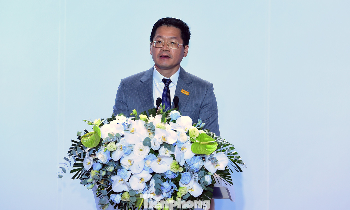 Anh Trần Đăng Nam - Chủ tịch HANOIBA phát biểu tại chương trình. Ảnh: Xuân Tùng Anh Trần Đăng Nam - Chủ tịch HANOIBA phát biểu tại chương trình. Ảnh: Xuân Tùng