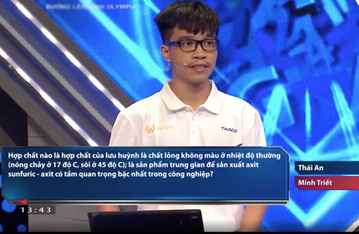 Minh Triết giành vé thi quý sau câu hỏi phụ loại trực tiếp.