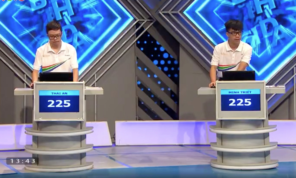 Thái An và Minh Triết trong phần thi phụ.