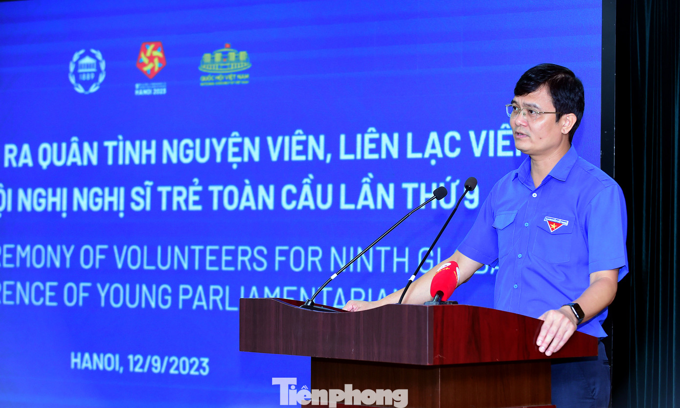 Anh Bùi Quang Huy phát biểu tại chương trình. Ảnh: Xuân Tùng Anh Bùi Quang Huy phát biểu tại chương trình. Ảnh: Xuân Tùng