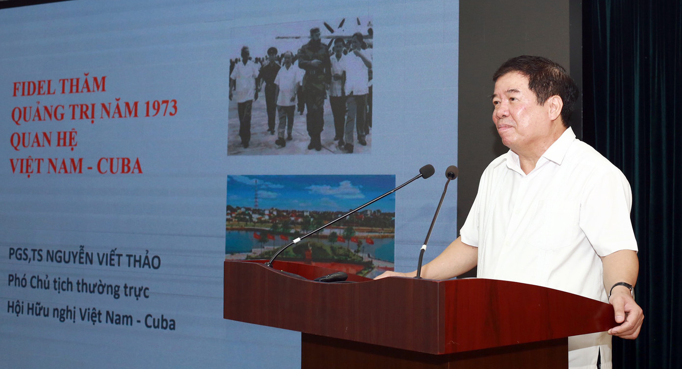 PGS.TS. Nguyễn Viết Thảo chia sẻ thông tin tại hội nghị. Ảnh: Bảo Anh PGS.TS. Nguyễn Viết Thảo chia sẻ thông tin tại hội nghị. Ảnh: Bảo Anh