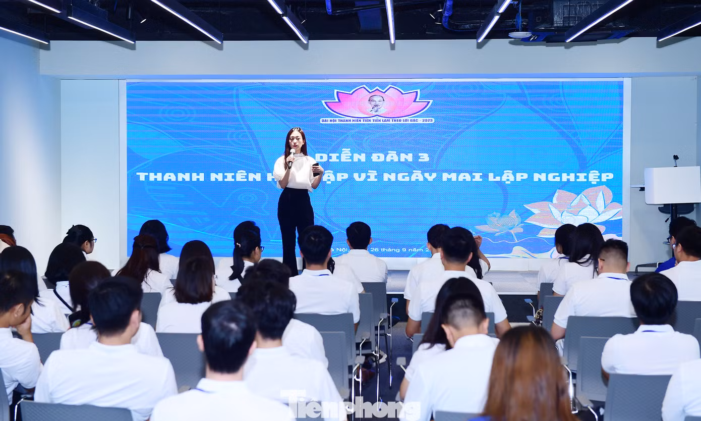 Diễn đàn thảo luận là hoạt động trong khuôn khổ Đại hội. Ảnh: Xuân Tùng