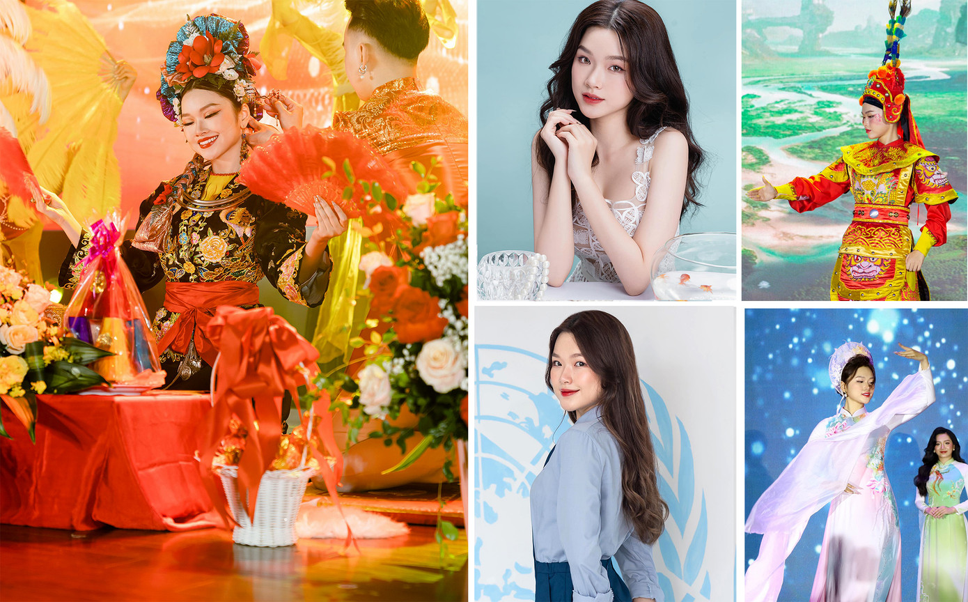 Xuân Linh tại cuộc thi Hoa khôi Ngoại giao - Miss DAV 2023