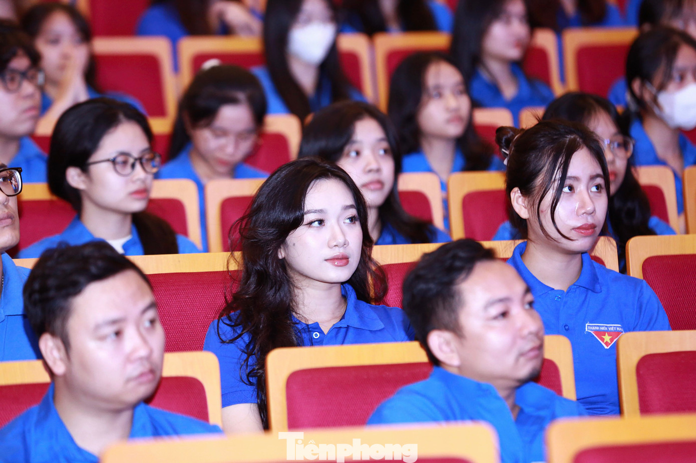 Đoàn viên thanh niên tham dự chương trình. Ảnh: Vương Bảo Anh