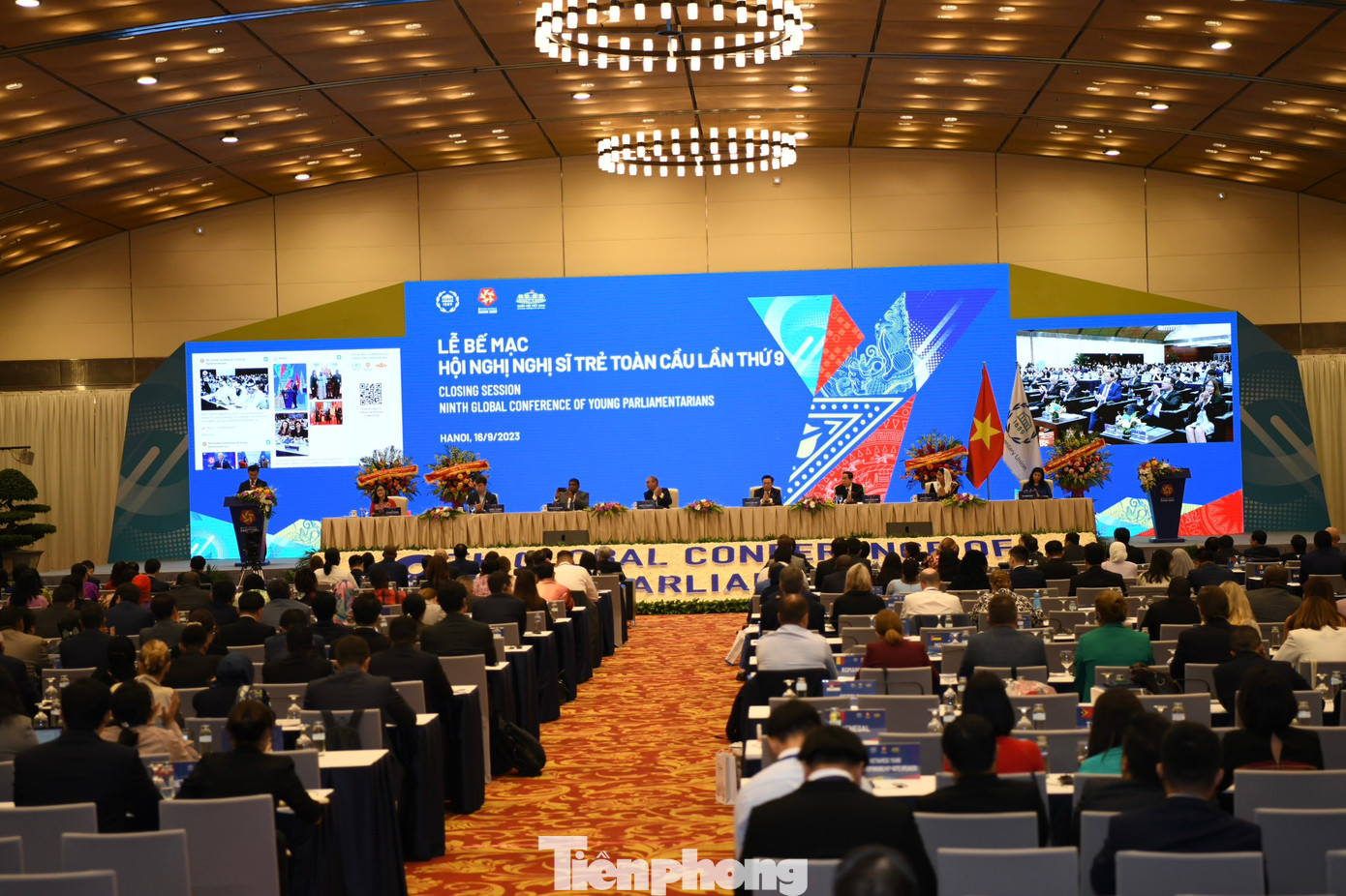 Hội nghị Nghị sĩ trẻ toàn cầu lần thứ 9 bế mạc sau 3 ngày làm việc.