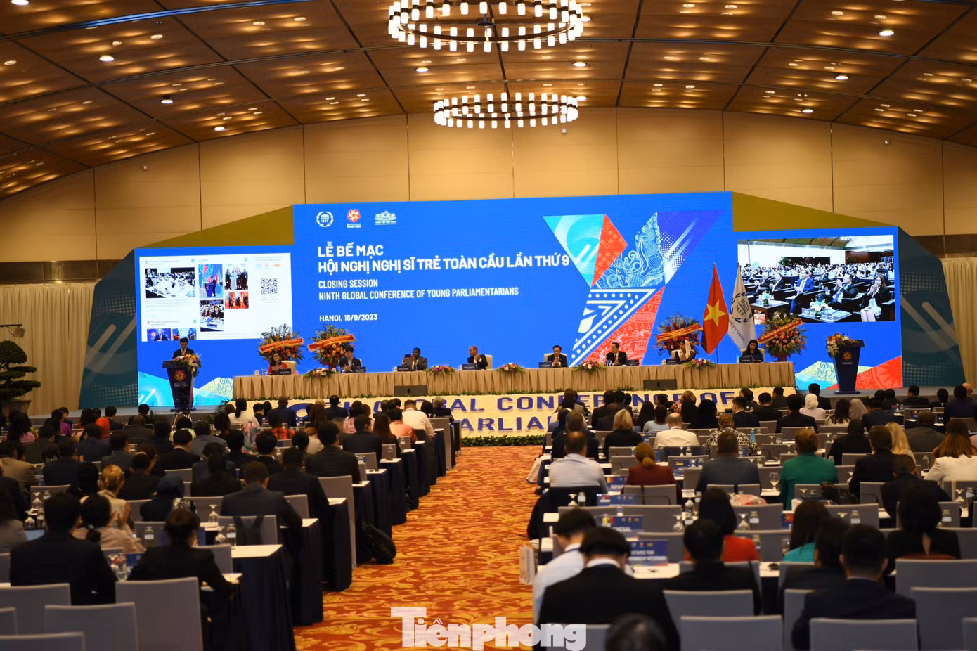Hội nghị Nghị sĩ trẻ toàn cầu lần thứ 9 bế mạc sau 3 ngày làm việc.