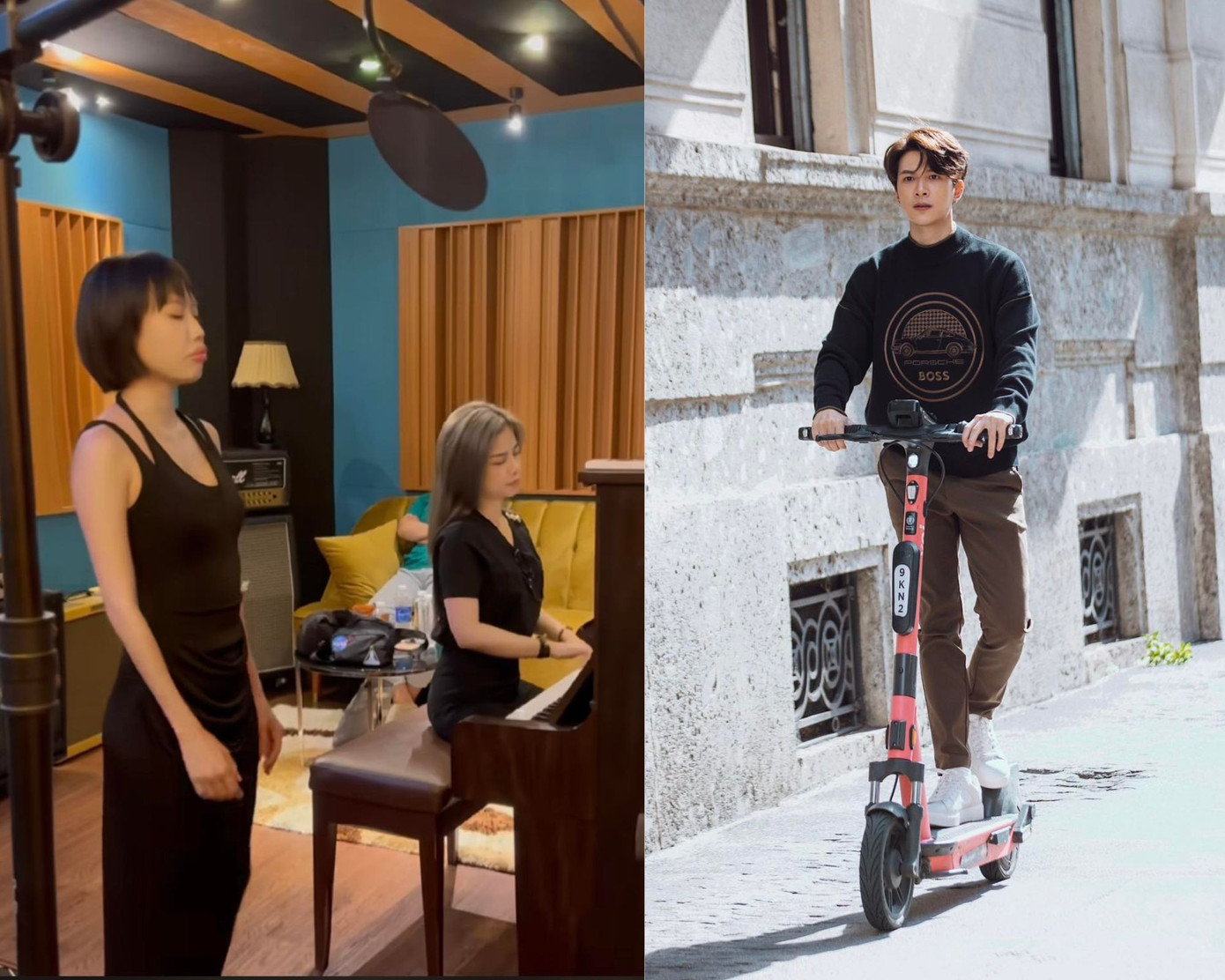 Mỗi người một việc nhưng Diệu Nhi - Anh Tú vẫn luôn &quot;hướng về nhau&quot;.