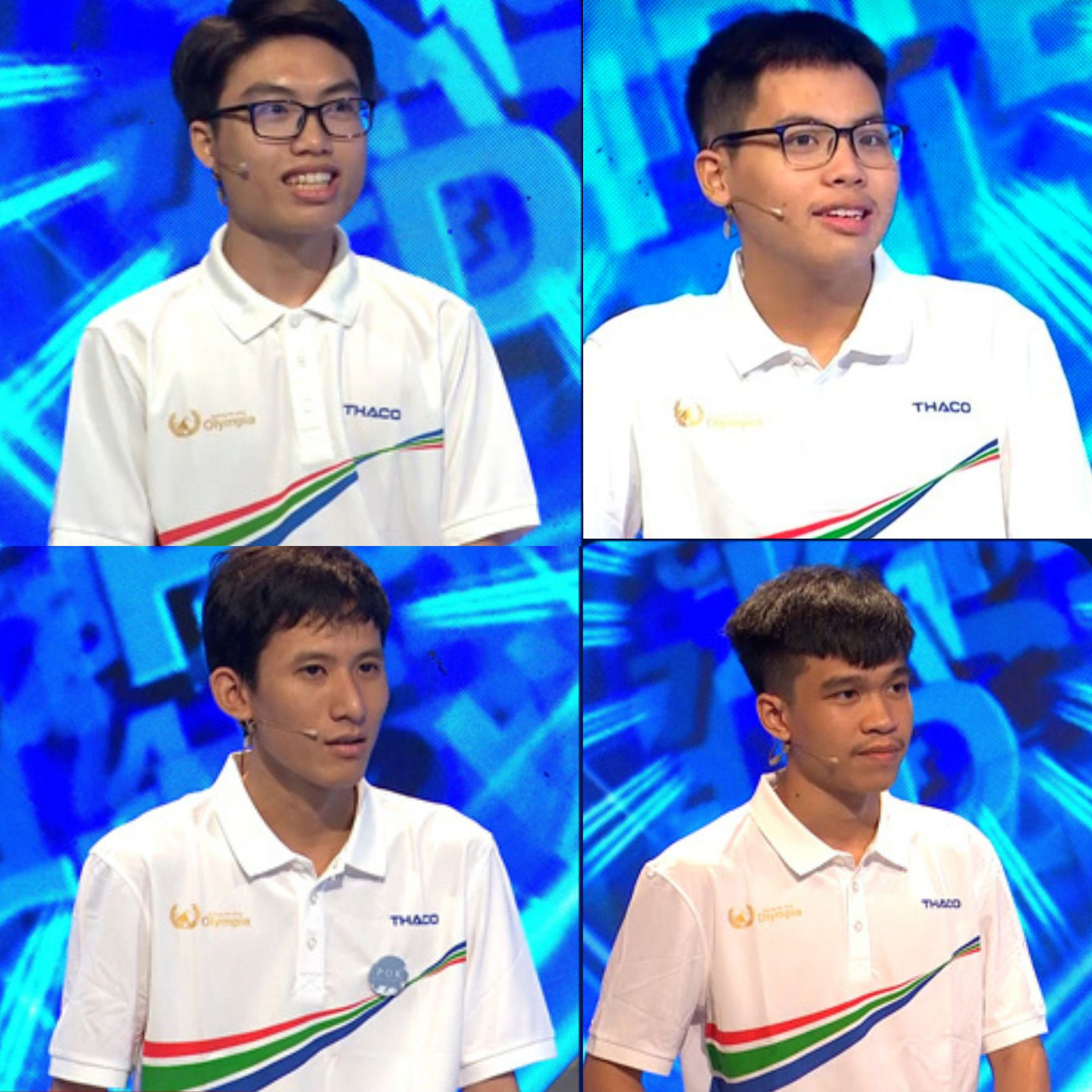 4 chàng trai đều chiến thắng theo cách của riêng mình. 4 chàng trai đều chiến thắng theo cách của riêng mình.