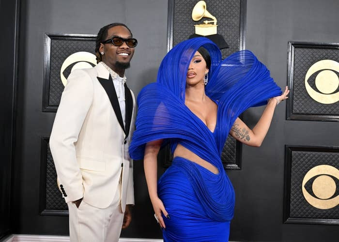 Cardi B và Offset là cặp đôi nổi tiếng của làng rap. Cardi B và Offset là cặp đôi nổi tiếng của làng rap.