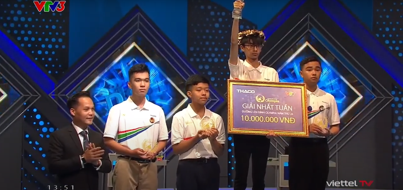 Hữu Tùng đã giành chiến thắng trước đối thủ với 270 điểm.