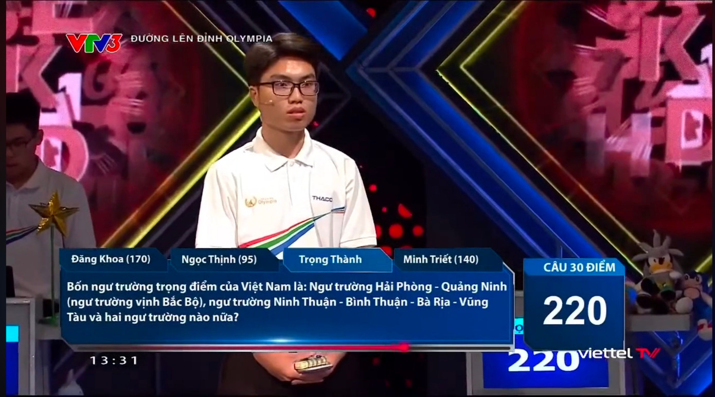 Phần thi Về đích đầy ngoạn mục của Trọng Thành. Phần thi Về đích đầy ngoạn mục của Trọng Thành.