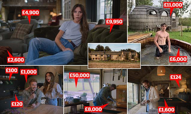 Dân cư mạng "bóc giá" tiện nghi trong dinh thự nhà Beckham sau khi bộ phim lên sóng. Dân cư mạng "bóc giá" tiện nghi trong dinh thự nhà Beckham sau khi bộ phim lên sóng.