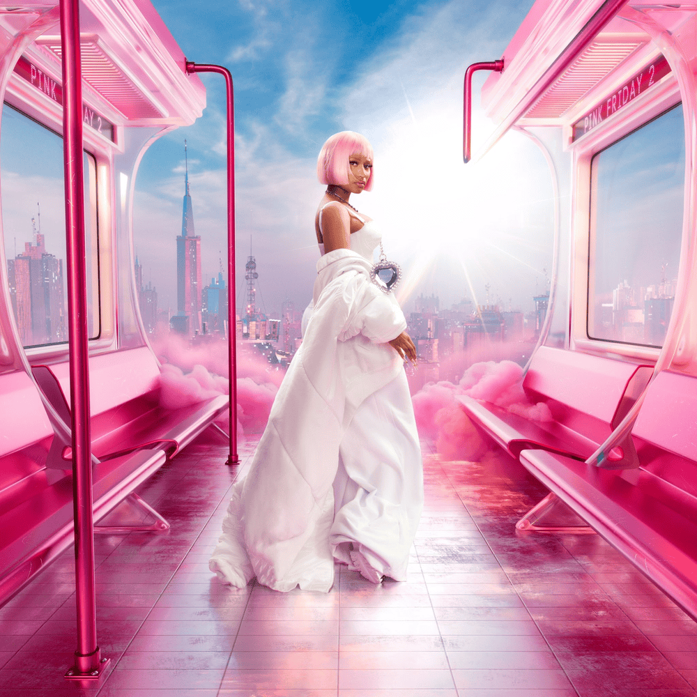 Bìa album Pink Friday 2 của Nicki Minaj. Bìa album Pink Friday 2 của Nicki Minaj.
