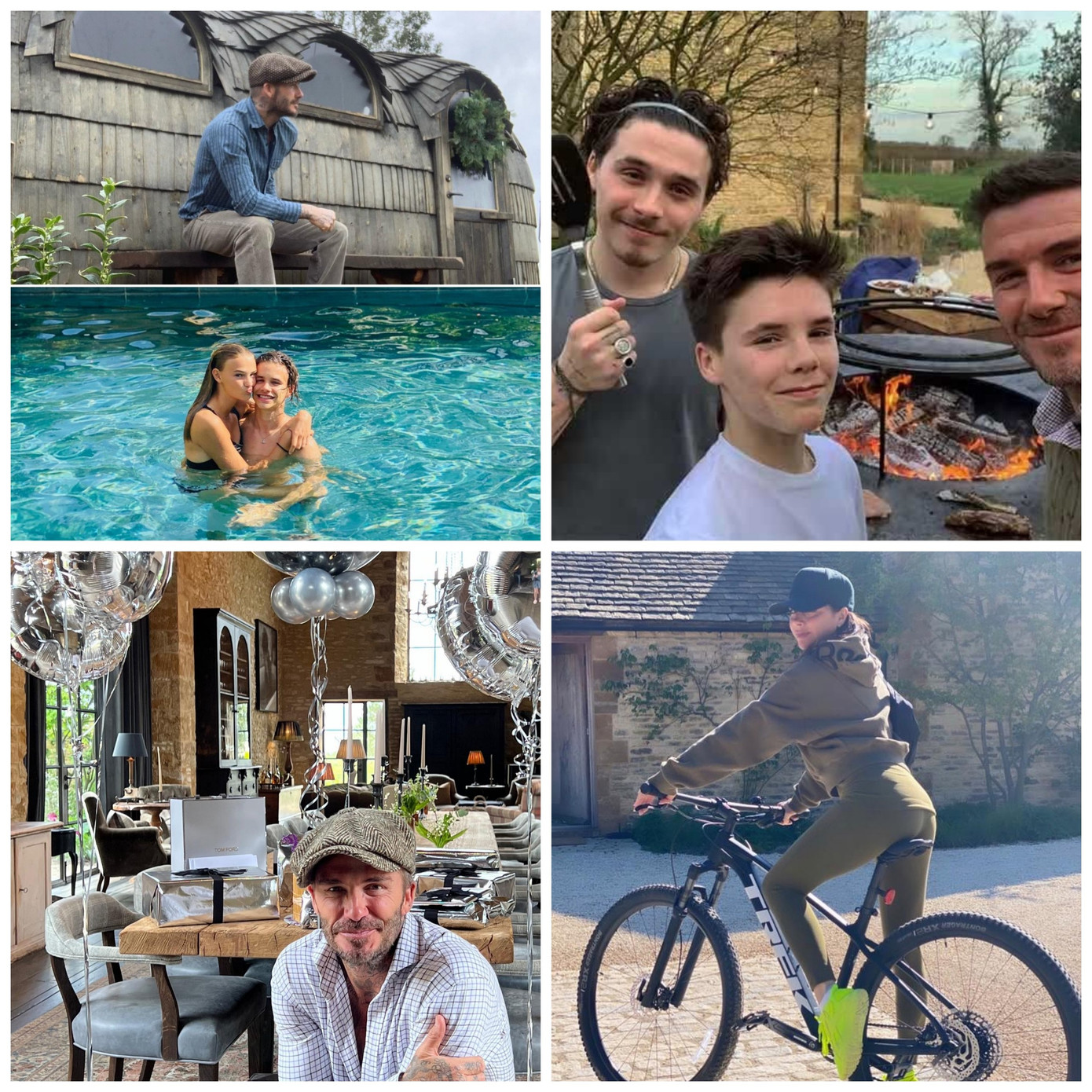 Cuộc sống đời thường của nhà Beckham được chia sẻ trên Instagram cá nhân. Cuộc sống đời thường của nhà Beckham được chia sẻ trên Instagram cá nhân.