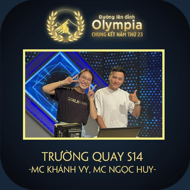 MC Khánh Vy và MC Ngọc Huy dẫn chính tại điểm cầu trường quay S14. MC Khánh Vy và MC Ngọc Huy dẫn chính tại điểm cầu trường quay S14.