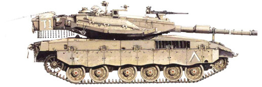 Merkava Mk4 với hệ thống giáp bảo vệ. Merkava Mk4 với hệ thống giáp bảo vệ