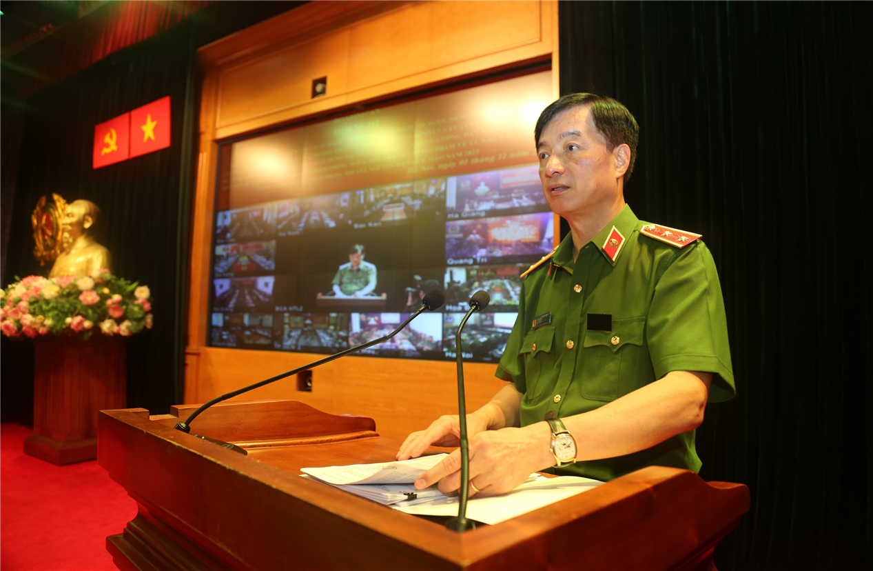 Thứ trưởng Nguyễn Duy Ngọc phát biểu tại hội nghị.