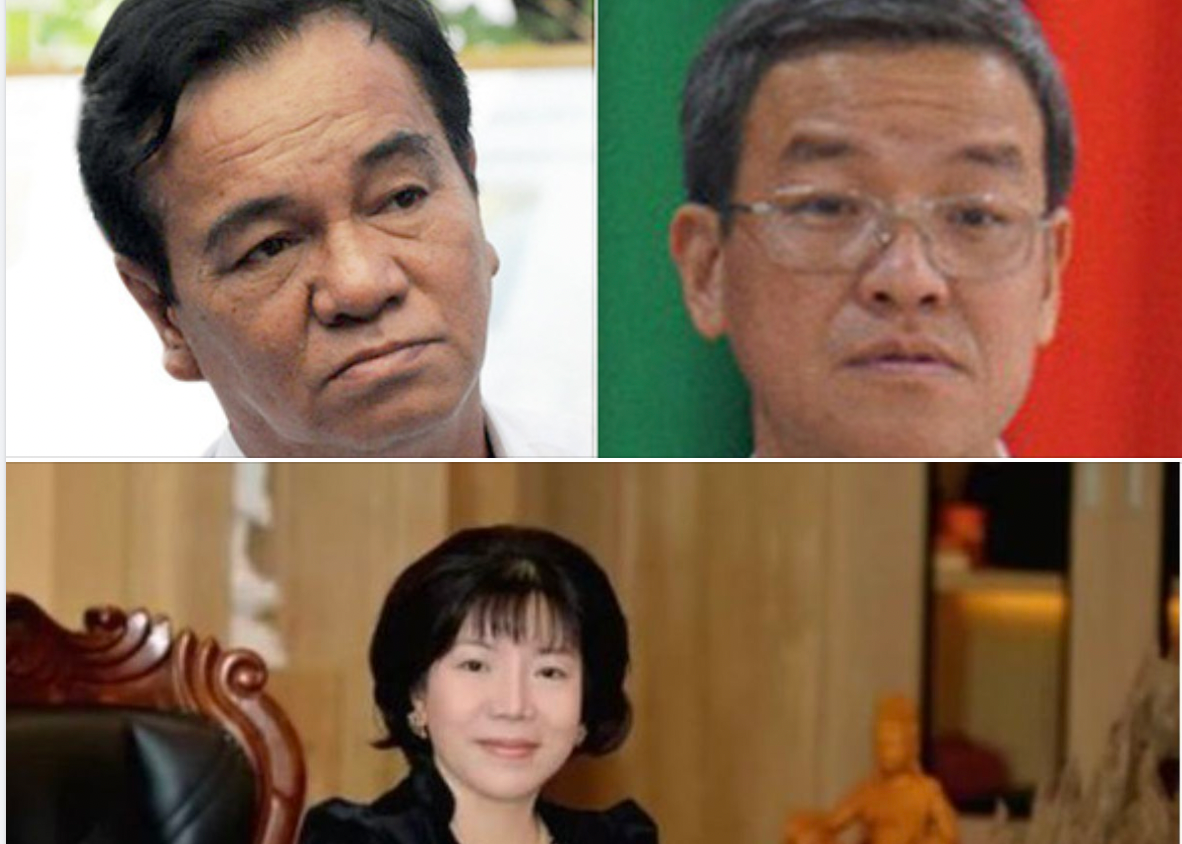 Các bị can Thành, Thái, Nhàn.