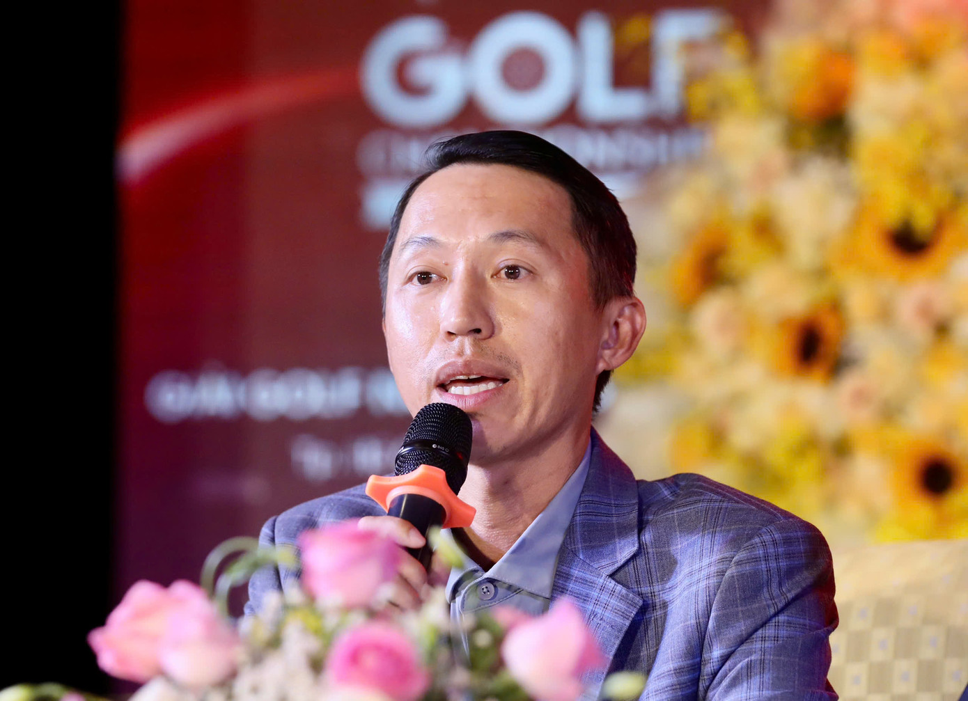 Ông Dương Quang Huy - Giám đốc golf Sân golf Tân Sơn Nhất - Trưởng Ban trọng tài.