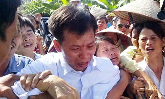 Ông Nguyễn Thanh Chấn ngày được tạm đình chỉ thi hành án. Ảnh: An ninh Thủ đô Ông Nguyễn Thanh Chấn ngày được tạm đình chỉ thi hành án