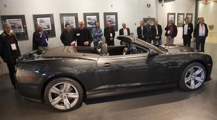 Camaro ZL1 convertible xuất hiện tại một sự kiện của GM