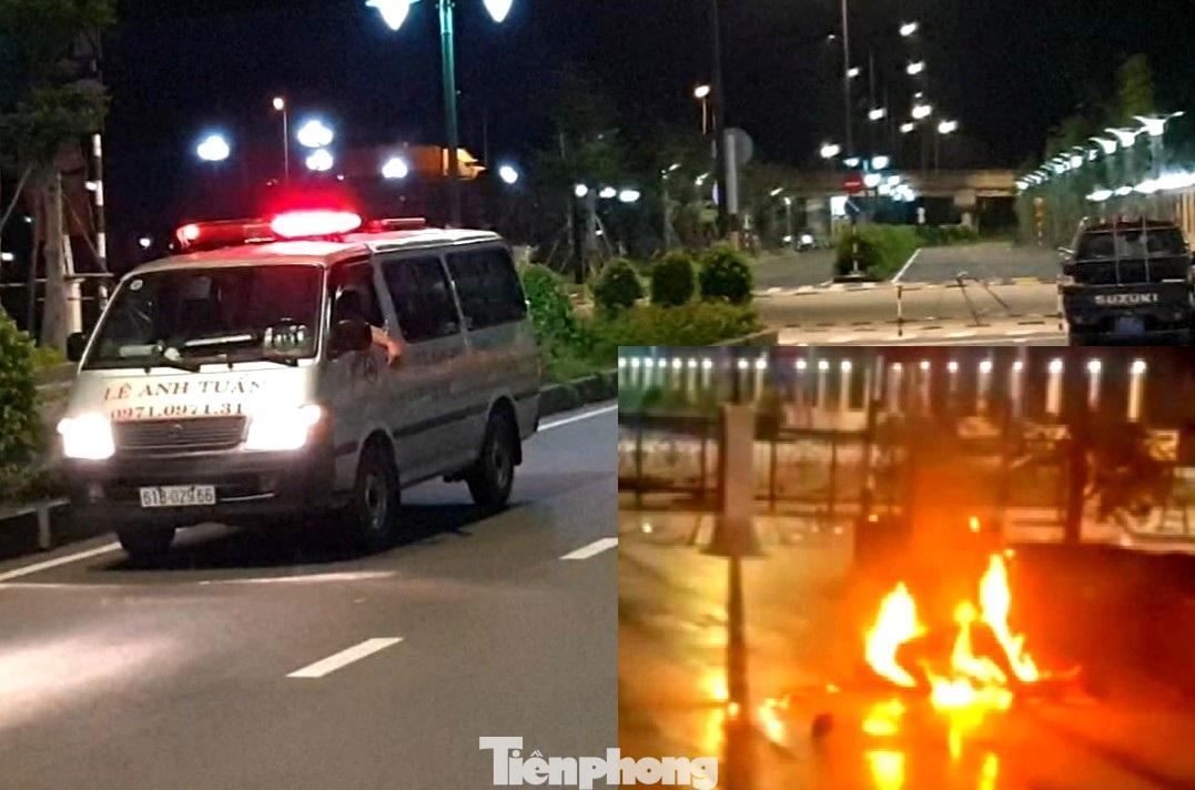 Hiện trường vụ nam thanh niên cháy như ngọn đuốc