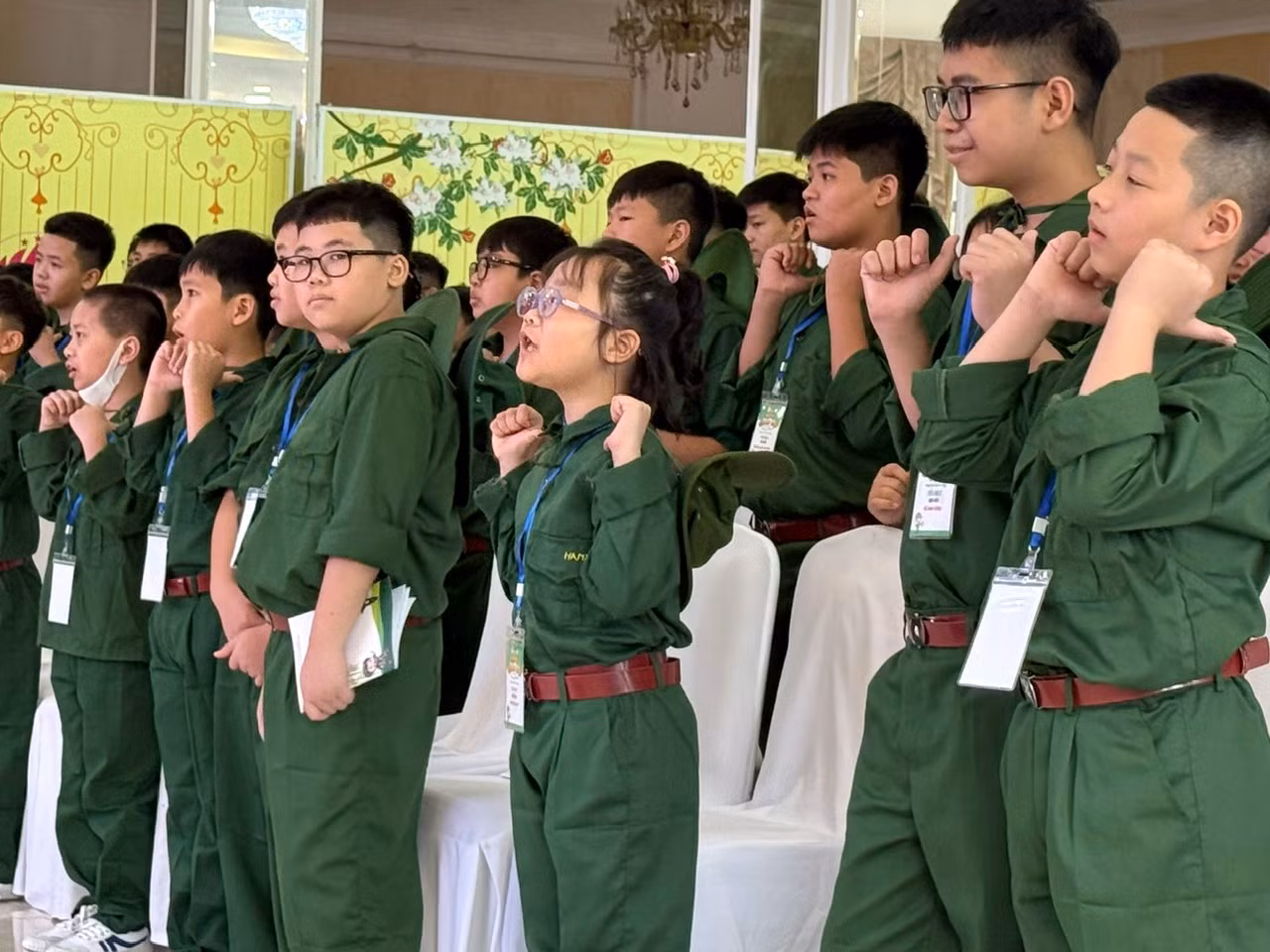 Các chiến sĩ nhí sẵn sàng với Học kỳ trong Quân đội 2025