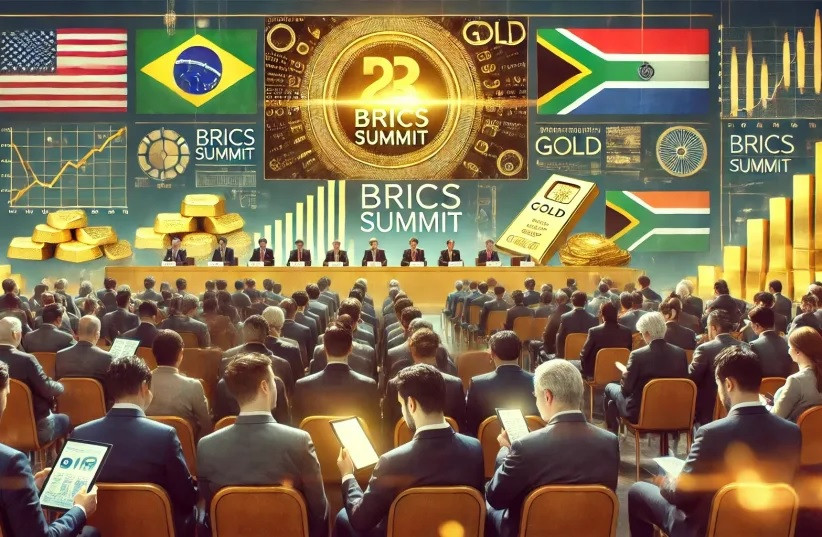 Giới đầu tư vàng đang quan tâm khả năng xuất hiện của đồng tiền chung BRICS được hỗ trợ bằng vàng. Nguồn: JPost.