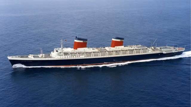Tàu SS United States vang bóng một thời. Ảnh: SS United States Conservancy. Tàu SS United States vang bóng một thời. Ảnh: SS United States Conservancy.