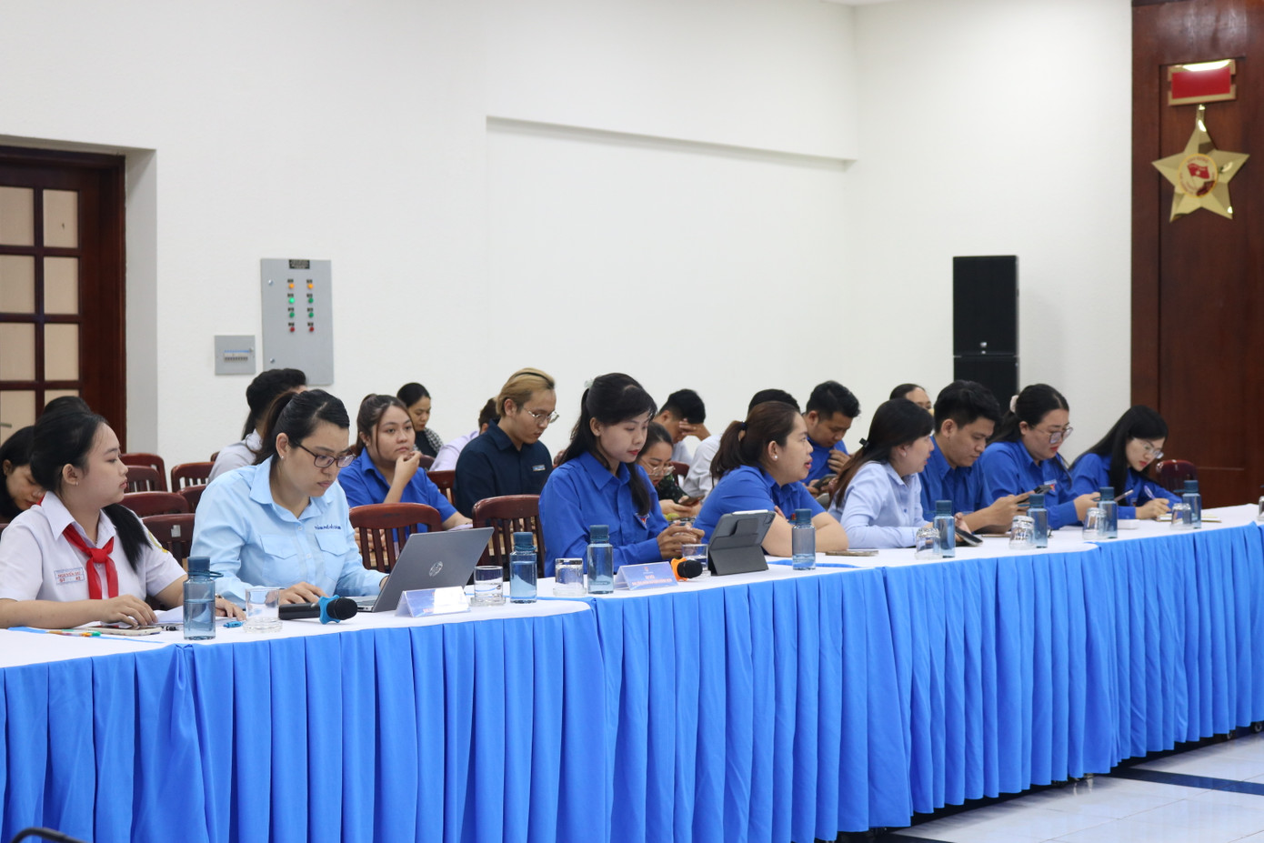 Quang cảnh tại điểm cầu TP. HCM.