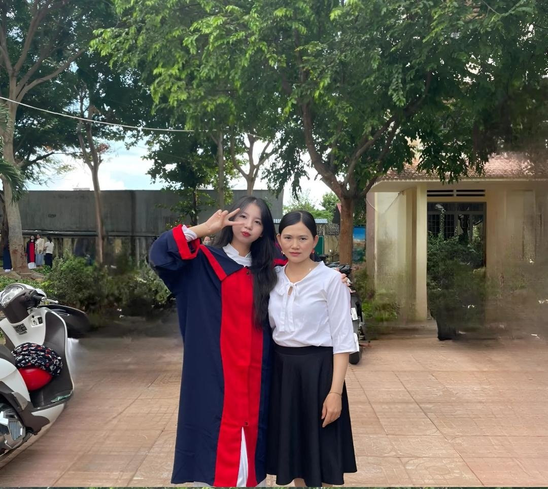 Ba mẹ là nguồn động lực to lớn để Kiều Nhi vươn lên trong học tập.