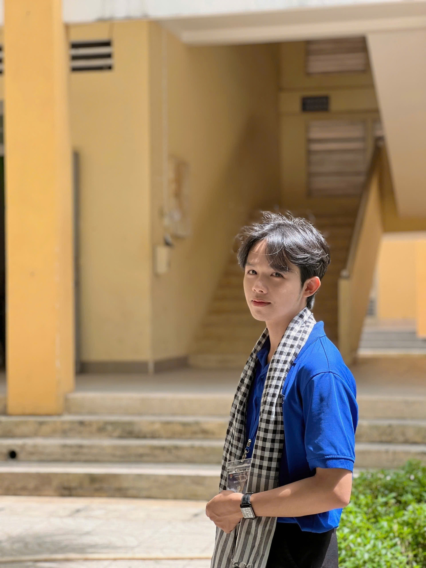 Năm 2024, Huy trở thành thủ khoa ngành Trung Quốc học, trường ĐH Đà Lạt.