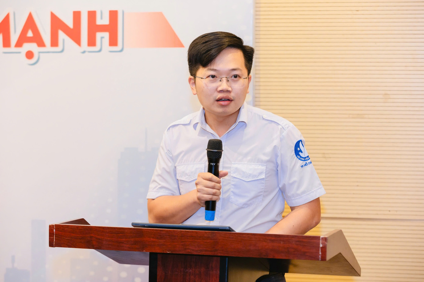 Anh Nguyễn Đức Trung phát biểu tại Diễn đàn.